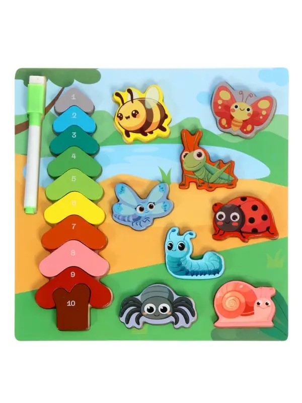 Развивающий сортер "Весёлые насекомые"