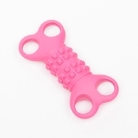 Игрушка жевательная "Лучше всех!", TPR, 12 см, розовая