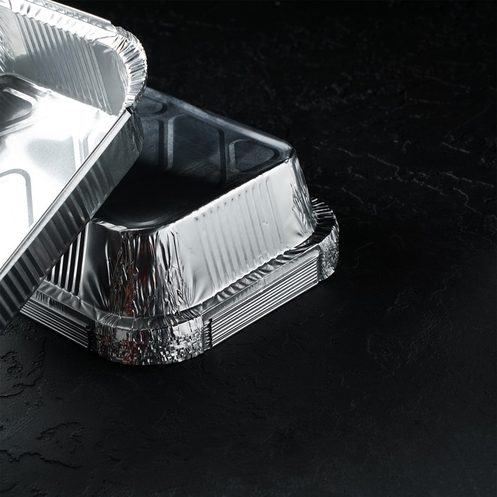 Набор форм для выпечки из фольги Доляна, 1,9 л, 26,5&times;19&times;5 см, 10 шт