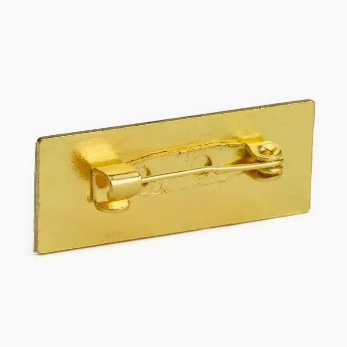 Значок &laquo;Отечественная война&raquo;, прямоугольный, 3 см, цветной в золоте