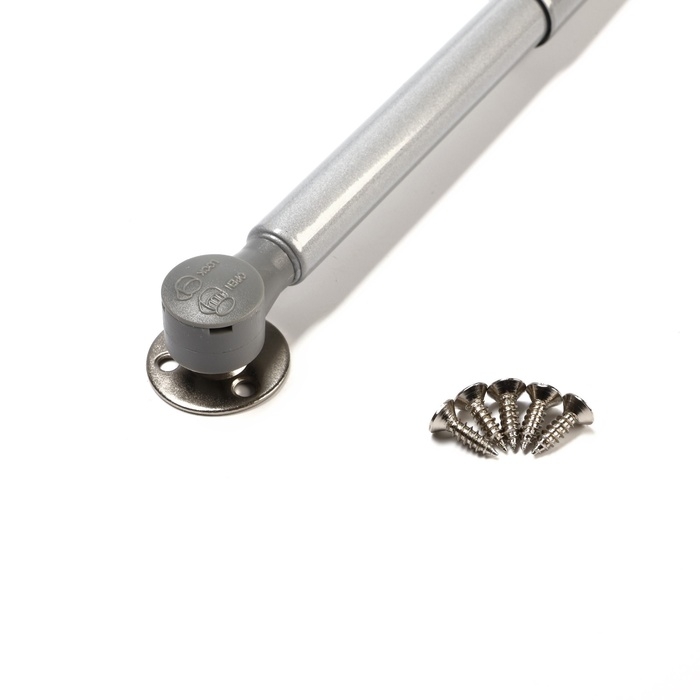 Газлифт 60N CAPPIO, доводчик, бесшумное открывание/закрывание, серый, дополнительная защита, 2 шт.