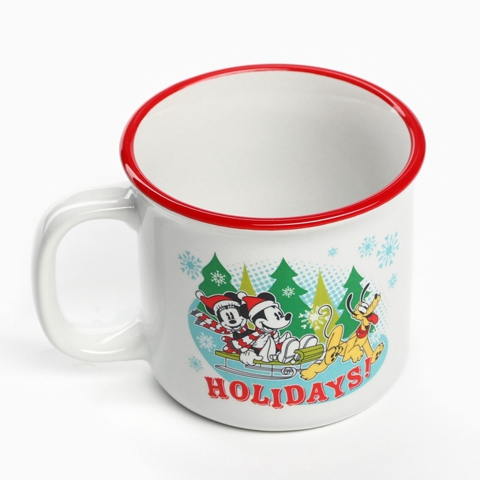 Кружка керамическая новогодняя &laquo;Holidays!&raquo; Микки Маус и друзья, 250 мл
