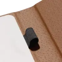 Ежедневник недатированный формат А5, с клапаном, 112л, линия, пвх, Коричневый