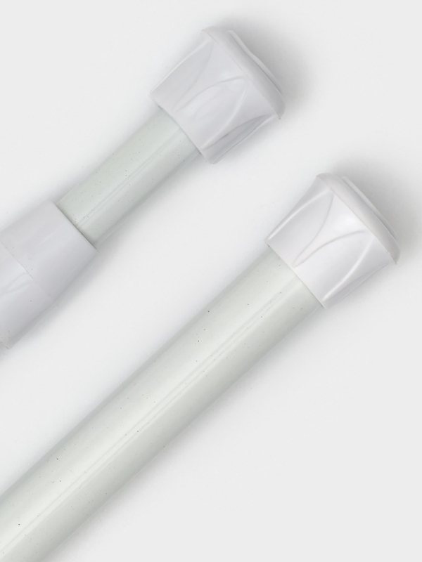 Набор карнизов универсальных, 43-75 см, белый