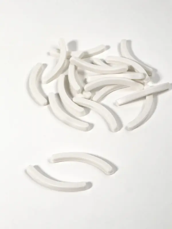 Сменные резинки к щипцам для ресниц, набор - 20 шт., белые