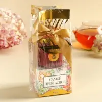 Подарочный набор &laquo;Самой прекрасной&raquo;: крем-мёд с черникой 120 г., чай 50 г.