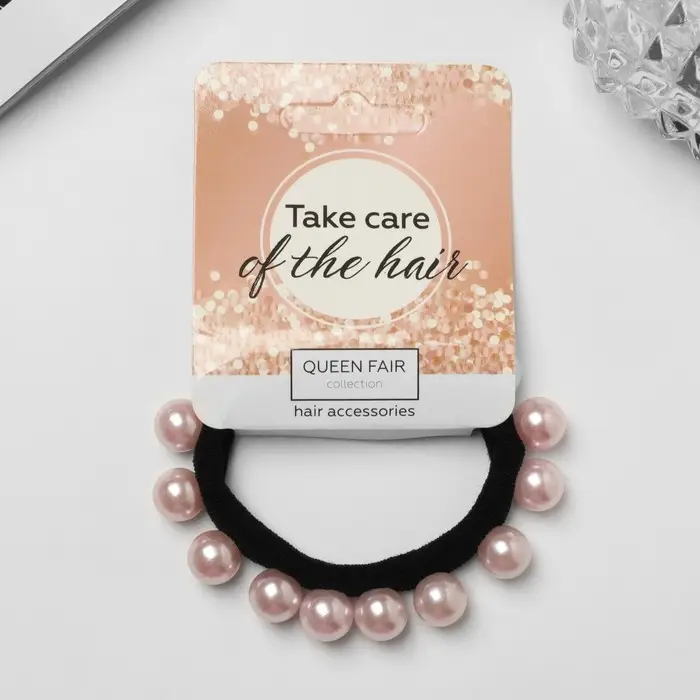 Резинка для волос &laquo;Агния&raquo;, розовый