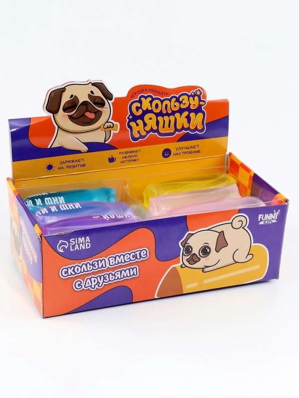 Игрушка-скользун "Хватай и мни"