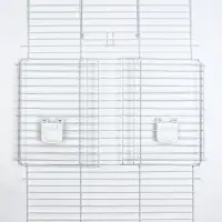 Клетка усиленная для кроликов, 60 х 36 х 40 см, серая