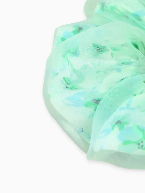 Резинка для волос &laquo;Цветы&raquo; зеленая, Винкс