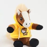 Мягкая игрушка "Лошадь в худи", 18 см