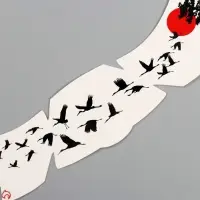 Переводная тату на тело цветная &laquo;Веснушки. Аисты&raquo;, 16&times;5 см