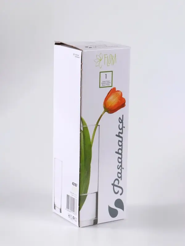 Ваза &laquo;Эстетика&raquo;, h=26 см, стекло, чёрная