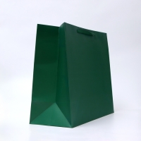 Пакет ламинированный горизонтальный "Изумрудный", XL 49 &times; 40 &times; 19 см