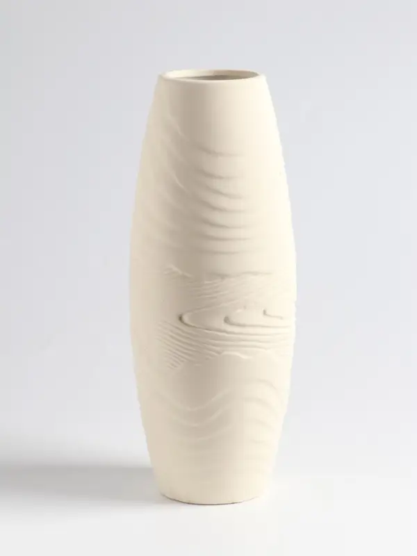 Ваза &laquo;Бего&raquo;, классик, 27&times;9 см, керамика, бежевая
