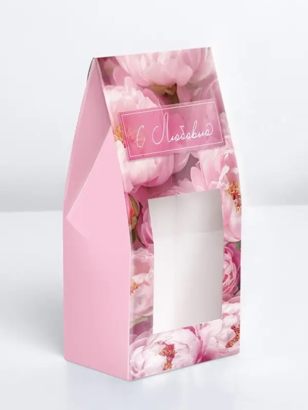 Коробка складная &laquo;Розы&raquo;, 6 &times; 14,5 &times; 3,5 см