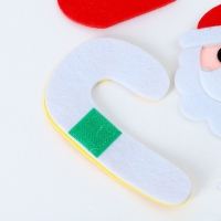 Набор для творчества &laquo;Ёлочка с золотой звездой&raquo; украшения на липучках