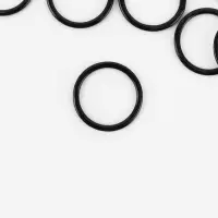 Кольцо для бретелей, металлическое, 15 мм, 20 шт., чёрное