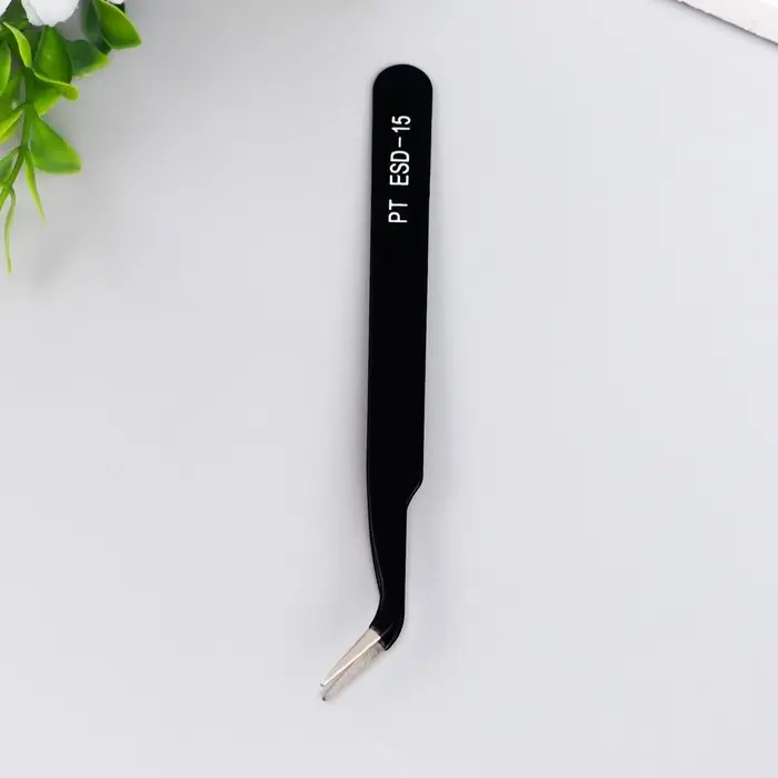 Пинцет для творчества &laquo;Чёрный&raquo; 12х1 см