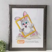 Фоторамка для фото 40х50 см "Luxe Elegance" пластик, коричневый, (пластик экран)