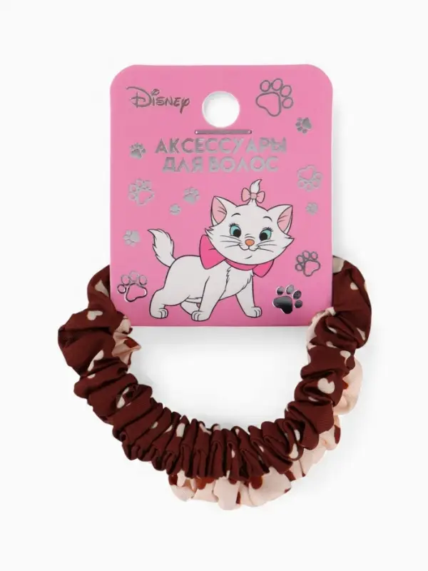 Резинка для волос &laquo;Сердечки&raquo;, набор 2 шт., Коты аристократы