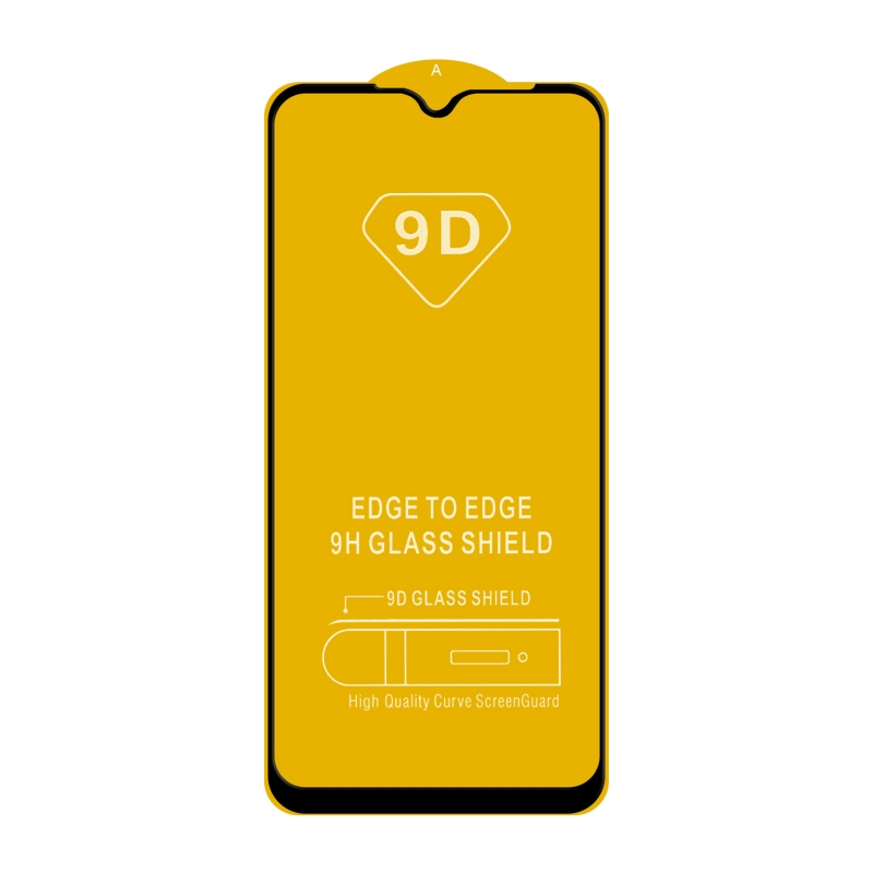 Защитное стекло Xiaomi Note 8 с рамкой 9H Full Glue без упаковки (25 шт./уп.)