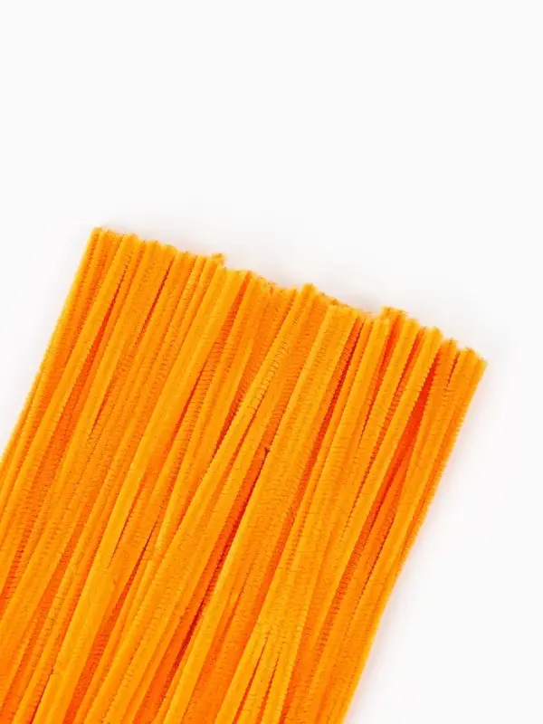 Синельная проволока, набор 100 шт, оранжевый, 30 см