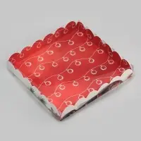 Коробка для печенья, &laquo;Время Чудес!&raquo; 18&times;18&times;3 см, Новый год