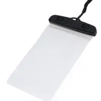 Водонепроницаемый чехол для телефона, размер 20х11 см, чёрный