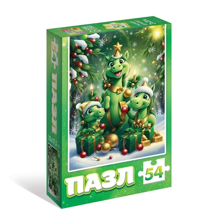 Пазл "Новогодняя радость", 54 элемента