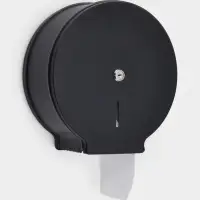 Диспенсер для туалетной бумаги St&ouml;lz, втулка 6 см, нержавеющая сталь, чёрный