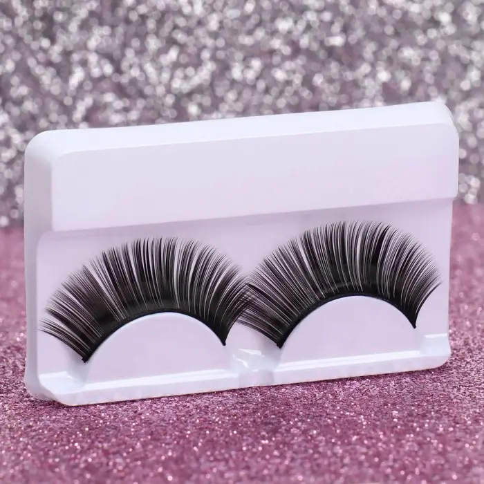 Ресницы накладные &laquo;Индивидуальность&raquo;, 12 мм, без клея, чёрные