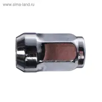 Гайка колесная под ключ 17 мм, 12&times;1.5 мм, конус, закрытая, хром, фасовка 20 шт