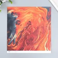 Бумага для скрапбукинга двусторонняя "Разводы краски" плотность 180 гр 30,5х32 см