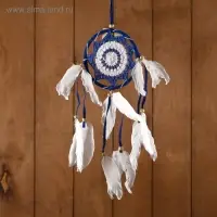 Ловец снов "Расслабленность" сине-белый 0,7х12х40 см