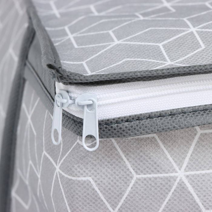 Кофр для хранения вещей Доляна &laquo;Фора&raquo;, 45&times;30&times;20 см, цвет серый