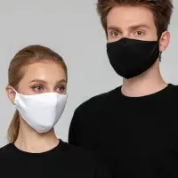 Маска для лица, черная