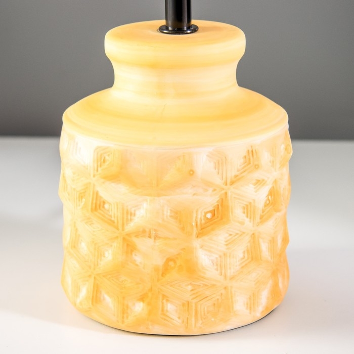 Настольная лампа "Элой" Е14 40Вт оранжевый 20х20х33см RISALUX