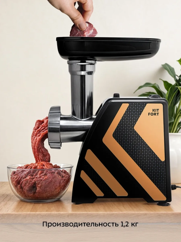 Мясорубка электрическая с насадками Carnivora КТ-2101