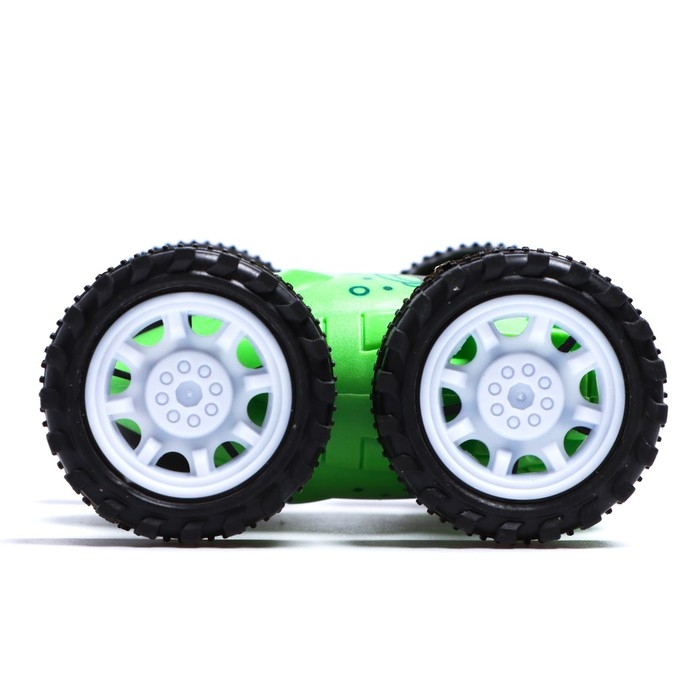 Перевёртыш инерционный &laquo;Машинка-перевертыш&raquo;, цвет зелёный