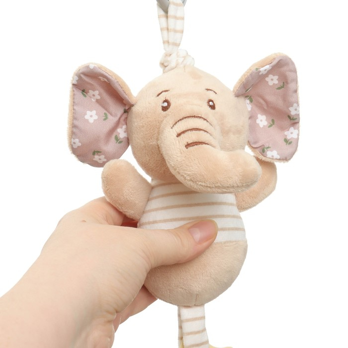 Подвеска мягкая с вибрацией &laquo;Слоник Няша&raquo;, прорезыватель, на кроватку, коляску, Крошка Я