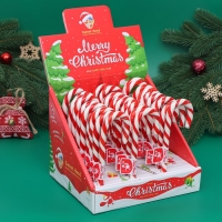 Новый год. Карамель леденцовая Sweet Ness "Трость", со вкусом клубники, 30 г