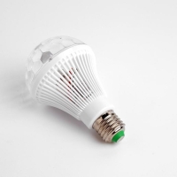 Световой прибор &laquo;Мини диско-шар&raquo; 8 см, Е27, свечение RGB