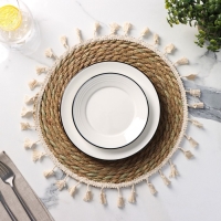 Салфетка сервировочная на стол Доляна &laquo;Фина&raquo;, d=30 см