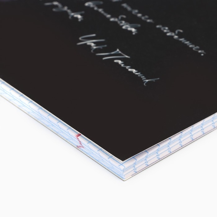 Предметная тетрадь А5, 48 л на скрепке &laquo;Силуэт.Физика&raquo; Софт тач лам, уф лак