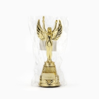 Кубок, наградная фигура под нанесение &laquo;Ника&raquo;, подставка пластик золото, 18.5 см