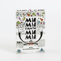 Настольная игра на объяснение слов &laquo;Мимы-пантомимы&raquo;, 10 карт, 14+