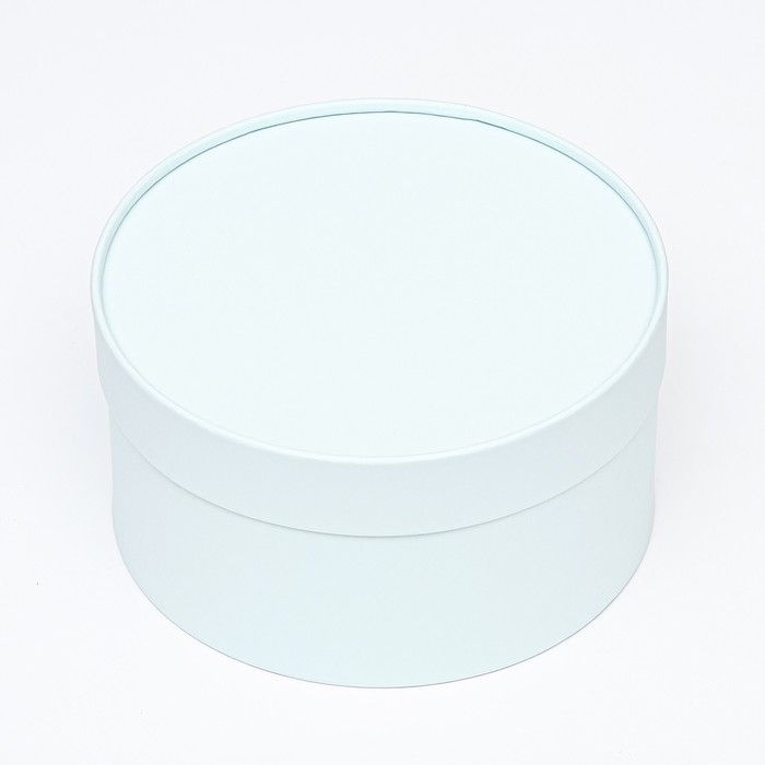 Подарочная коробка "Frilly" лагуна, завальцованная без окна, 21 х 11  см