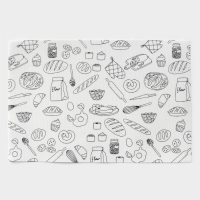 Салфетки сервировочные на стол Доляна Kitchen, 4 шт, 45&times;30 см