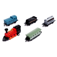 Поезд металлический &laquo;Классика&raquo;, с 4 вагонами, инерция, МИКС